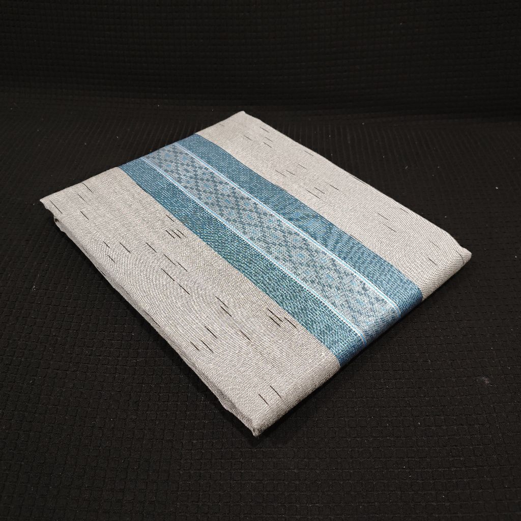 Kain Tenun Baron Hujan Gerimis Abu