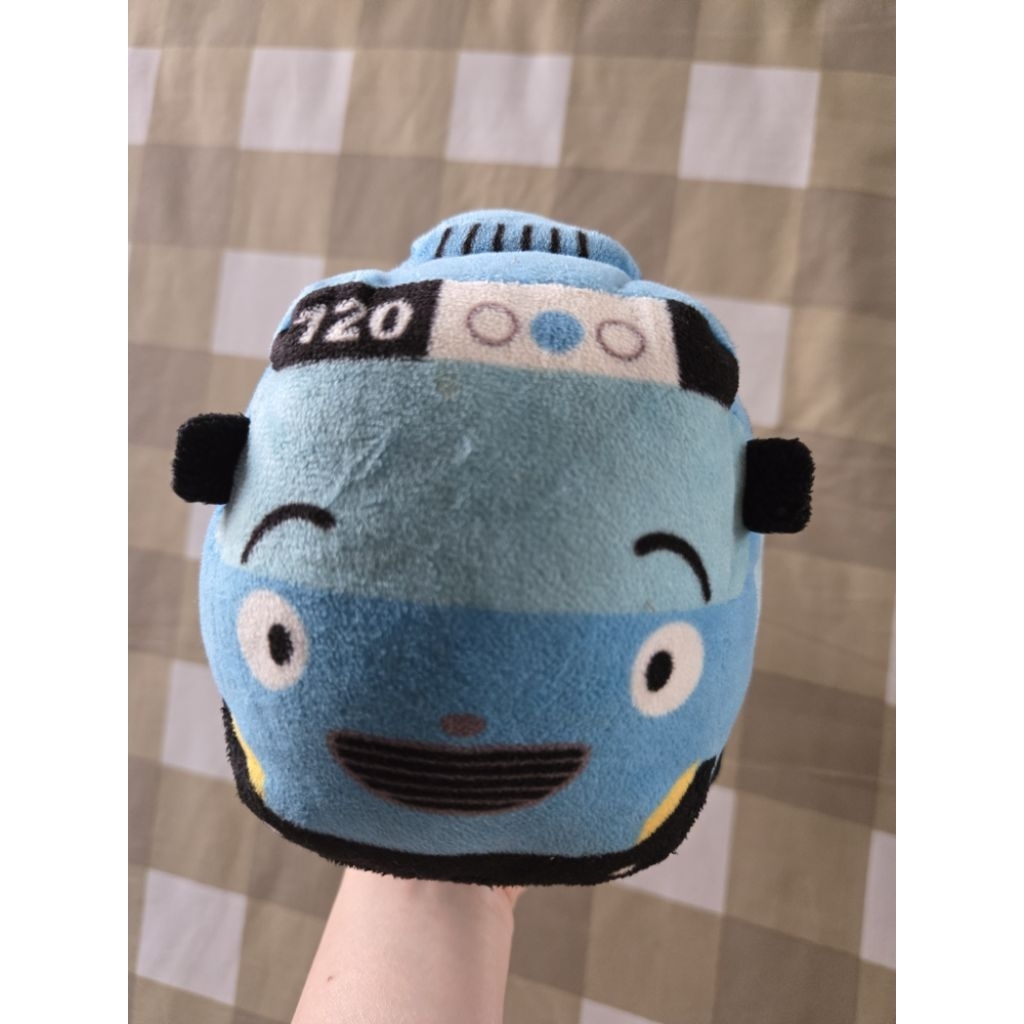 Preloved boneka Tayo biru size medium