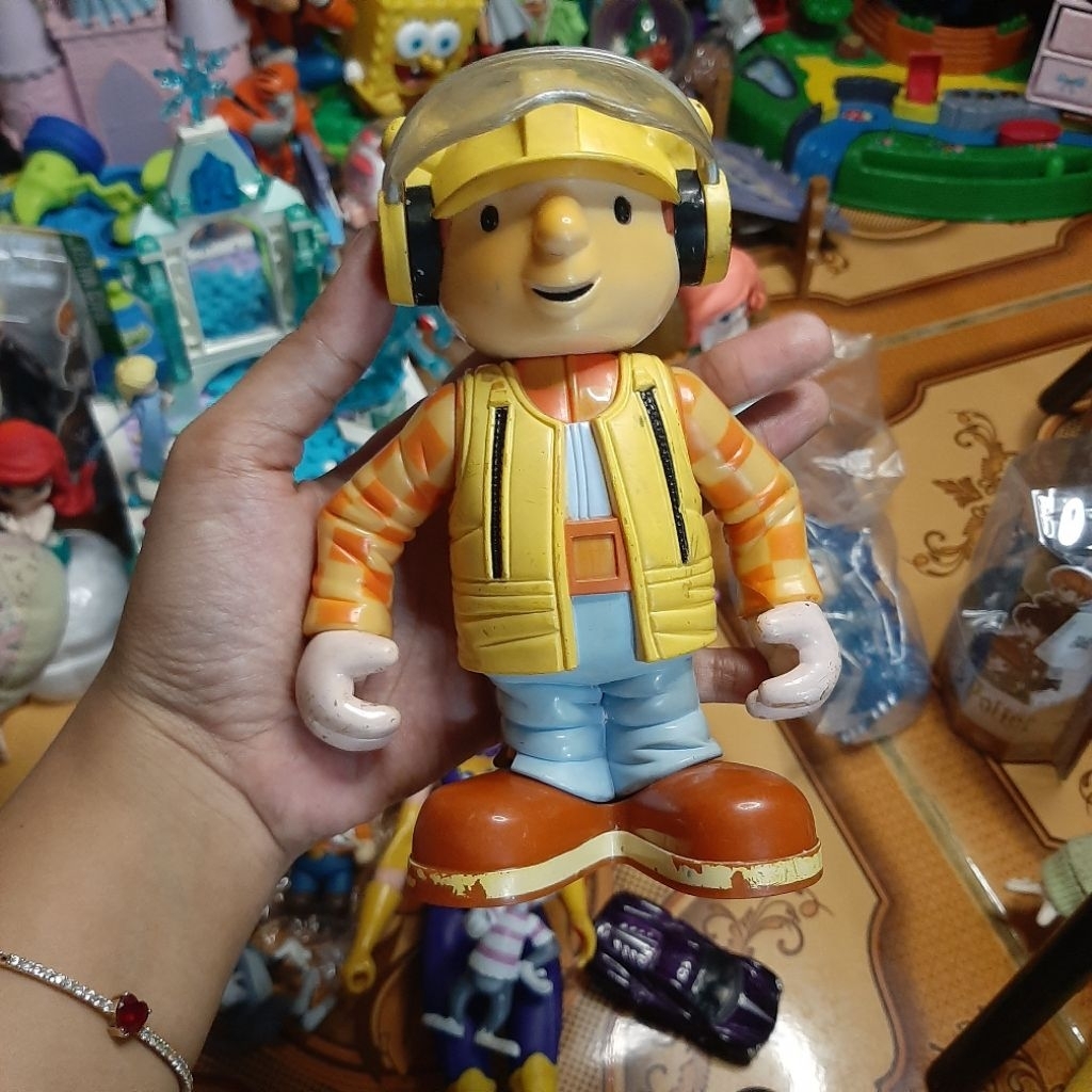 Figure Vintage Bob The Builder Adventure hasbro 2001 . Ada minus