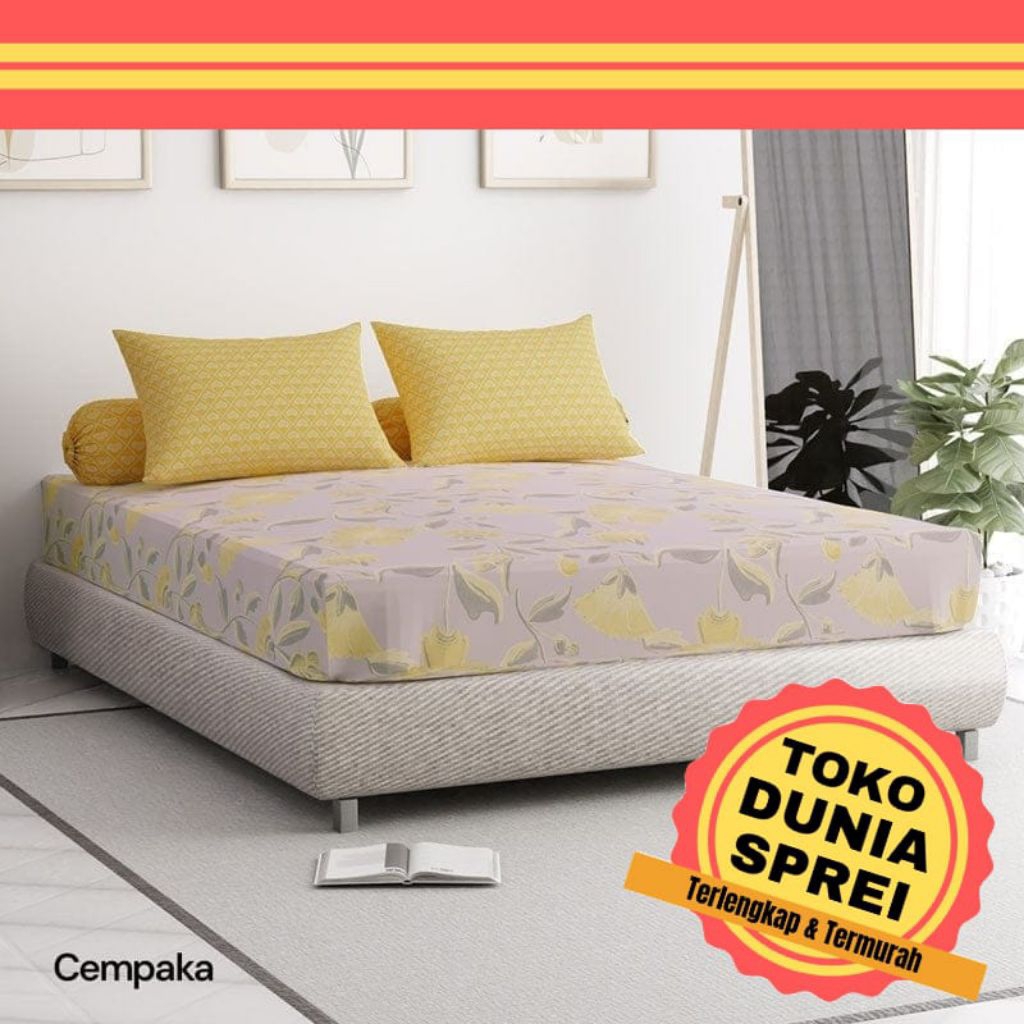 Sprei California 180x200 motif Cempaka