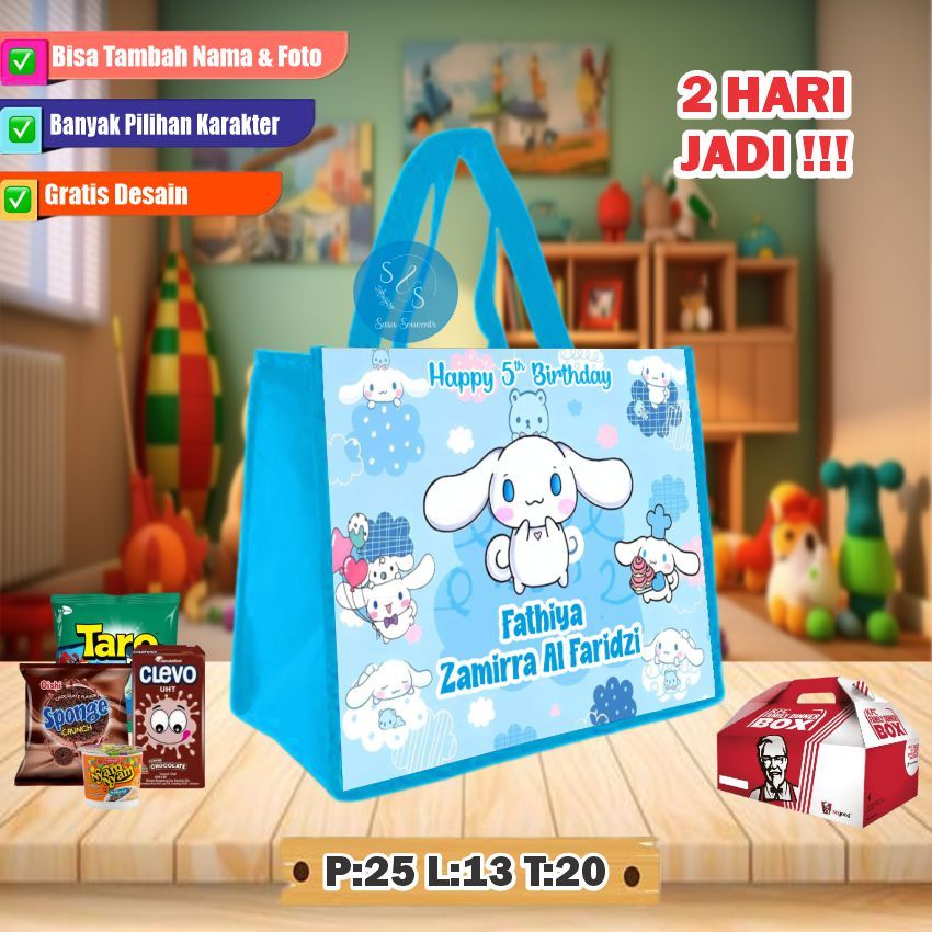 TAS ULTAH MUAT KFC/TAS ULTAH KARAKTER/TAS ULANG TAHUN/TAS ULTAH/TAS ULTAH CUSTOM/TAS ULTAH BISA TAMB