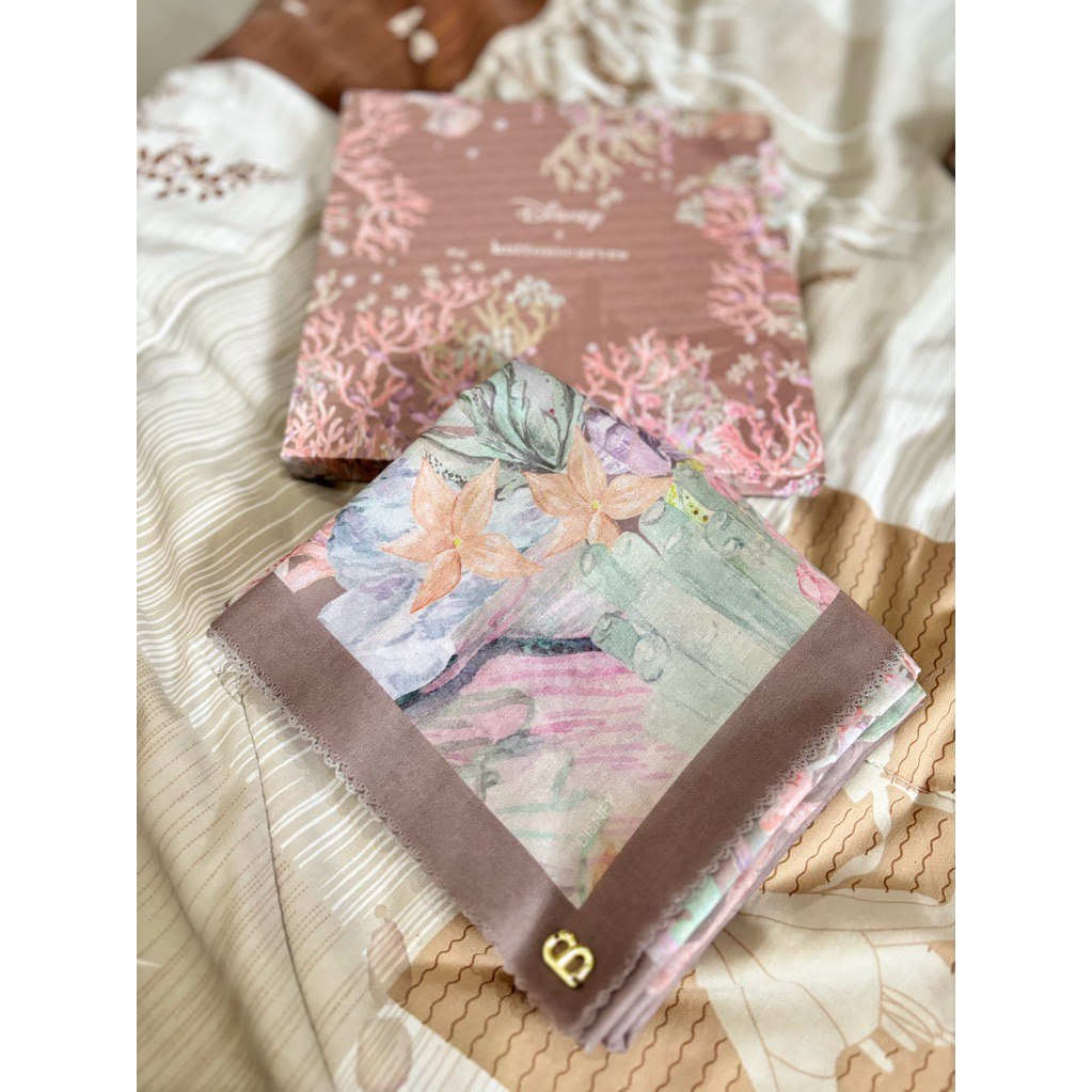 Buttonscarves little mermaid taupe