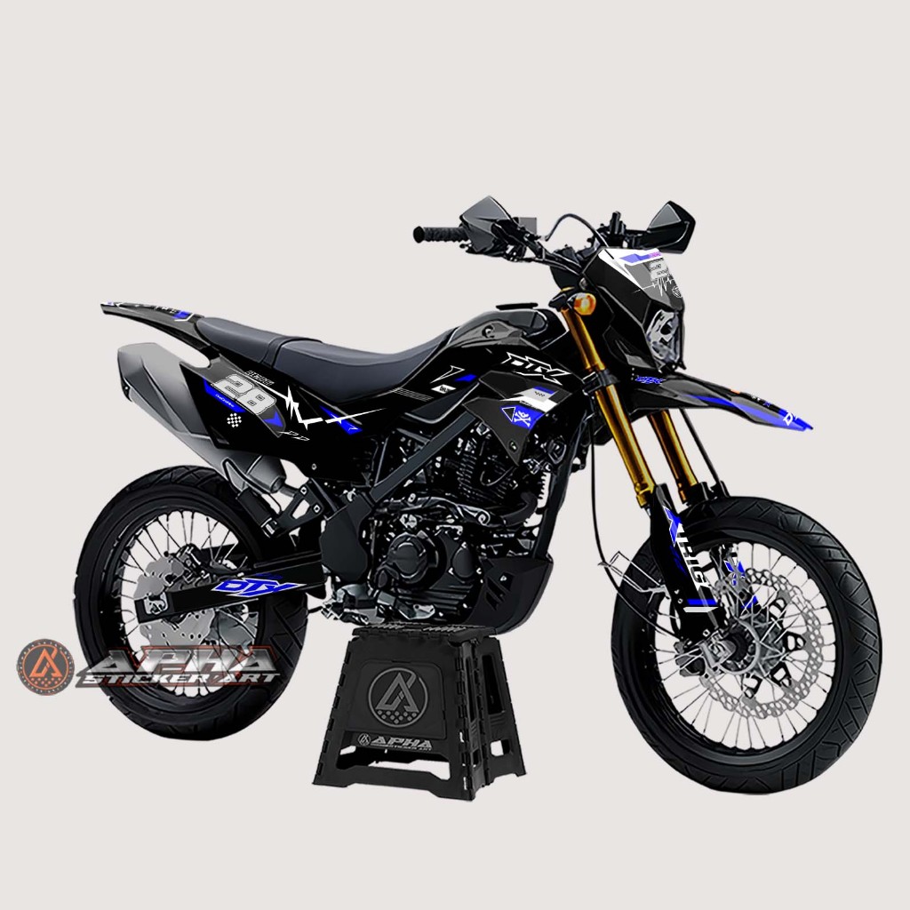 DECAL STICKER MOTOR KAWASAKI KLX D-TRACKER BF DESAIN 99