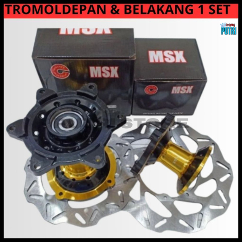 Tromol Klx 2tone Twotone Tromol Set Klx 36 Hole Depan Belakang Plus Piringan Cakram Tromol Klx 150