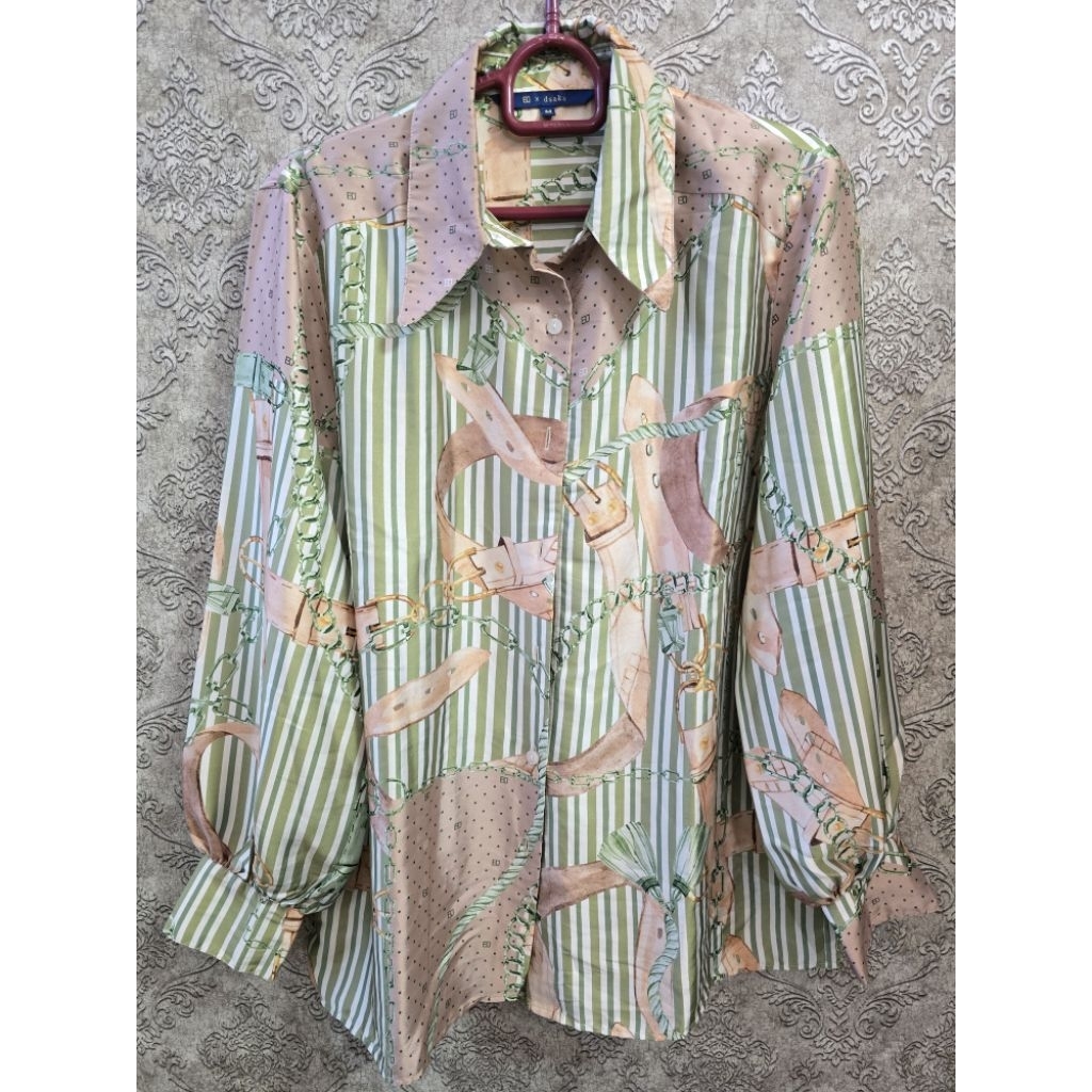 The Chain La Bella Satin Shirt Benang Jarum PL