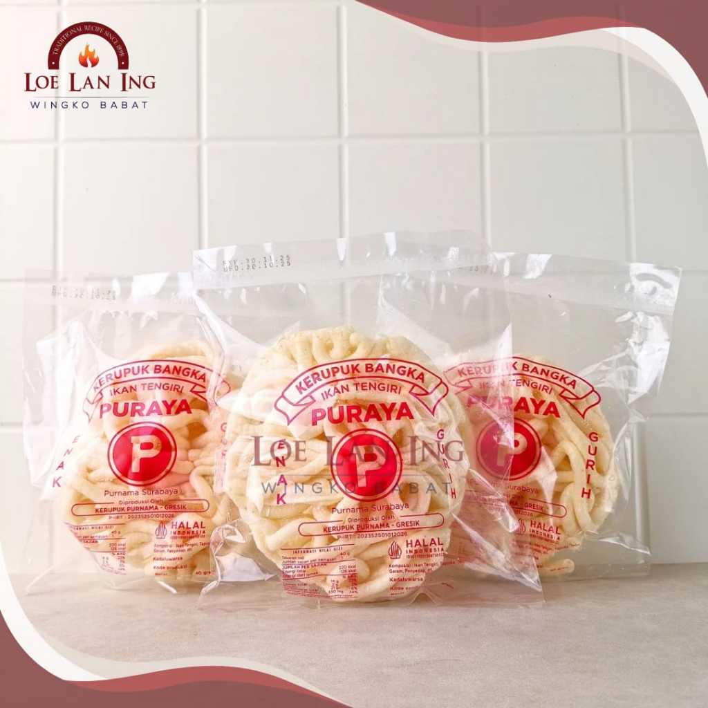 Purnama Kerupuk Bangka Tengiri isi 2 besar Puraya