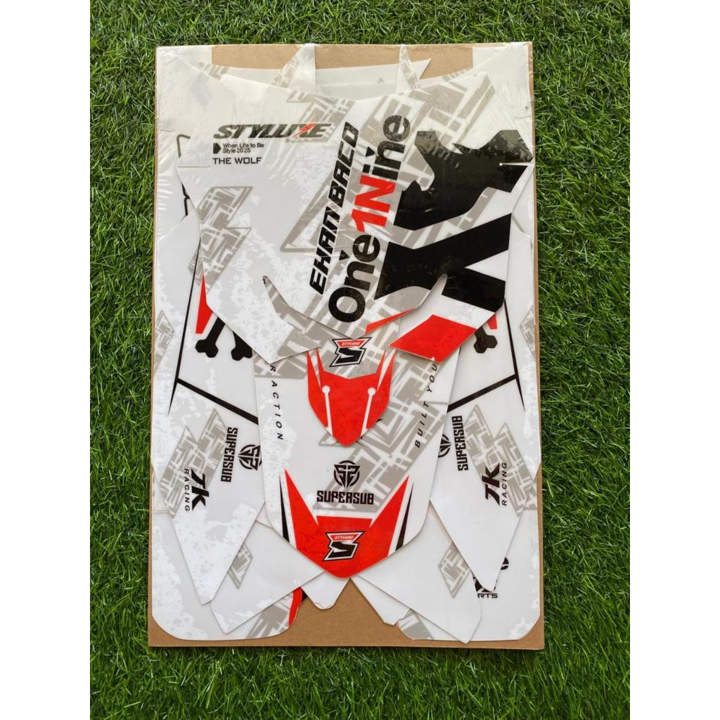 DECAL STICKER MOTOR HONDA CRF 150 L NEW SUPERMOTO/CRF 150 OLD/CRF 230/CRF 250/CRF 110/CRF 450