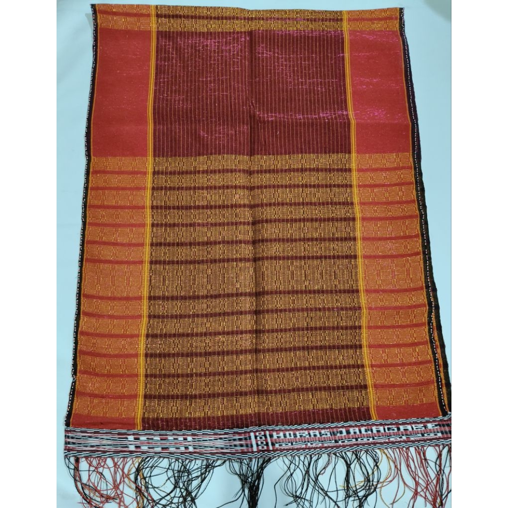 Ulos ragi hotang pakaian adat pria Batak toba