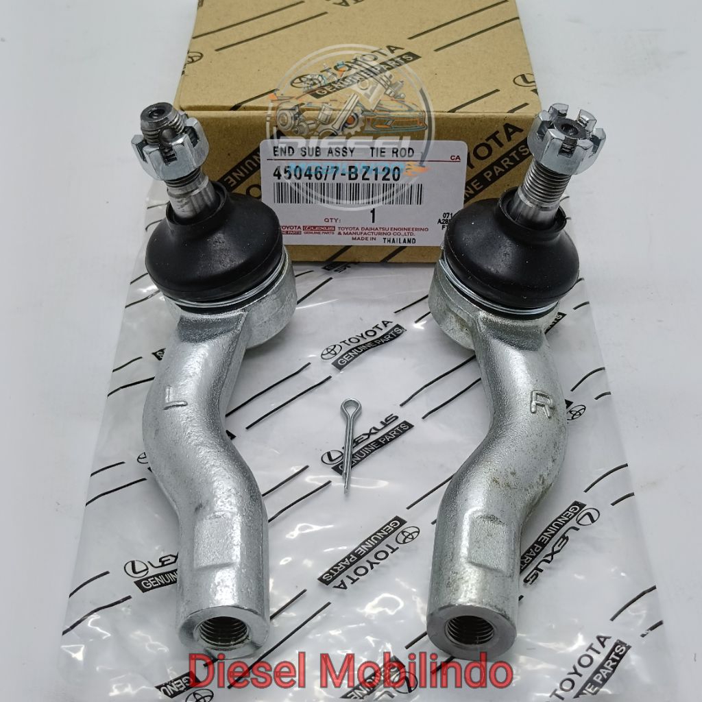 Tie rod end terod Toyota Avanza Xenia Veloz 1set 45046-BZ120/45047-BZ120