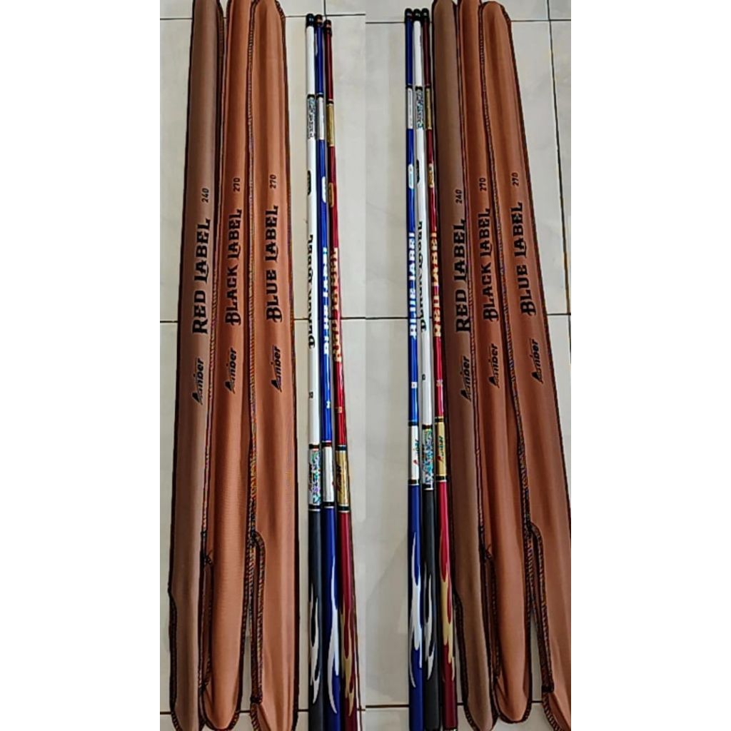 TEGEK AMBER LABEL SERIES tegek galatama lele spek carbon kaku ringan