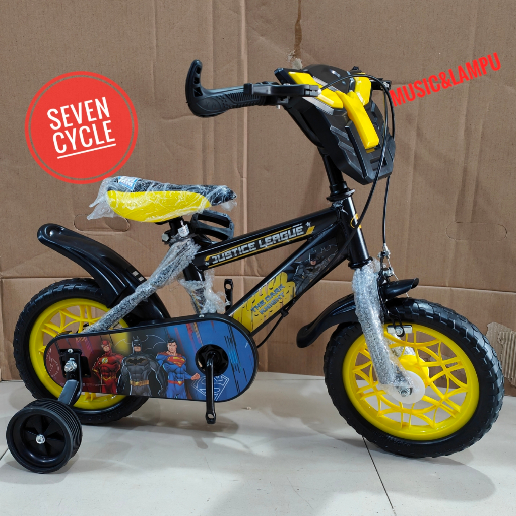 Sepeda BMX anak GOF & UNITY baby shark music dan lampu12inch hi ten