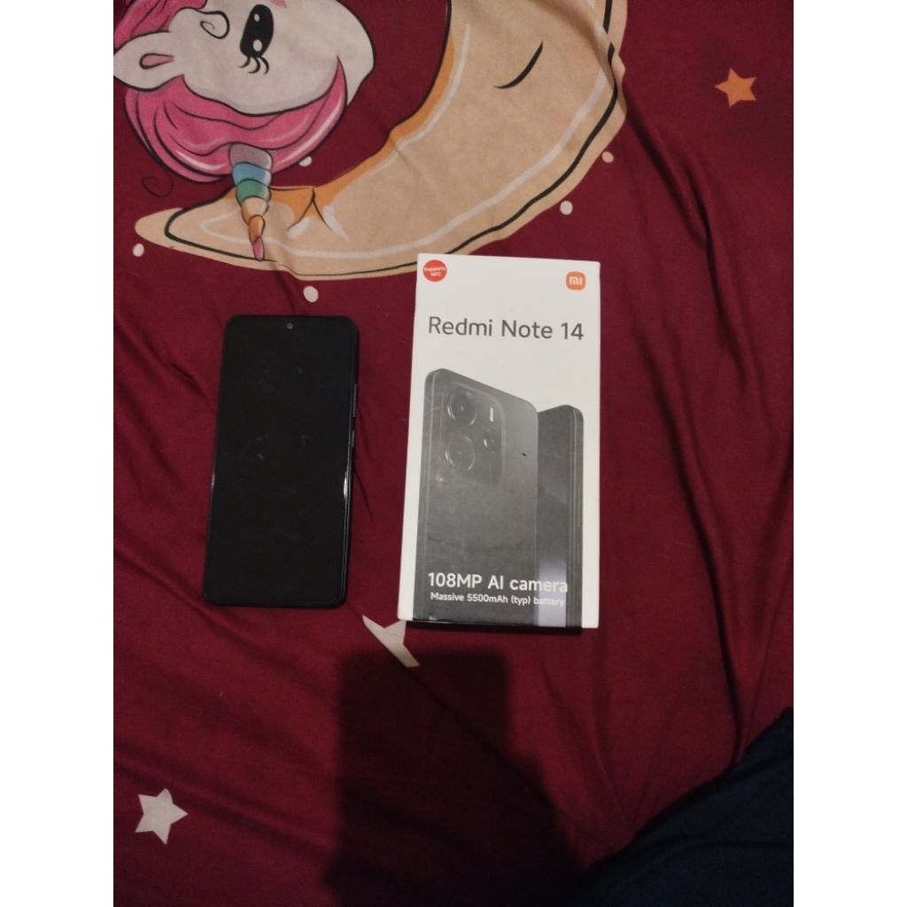 redmi note 14 matot ram 8/128 hp doosbook