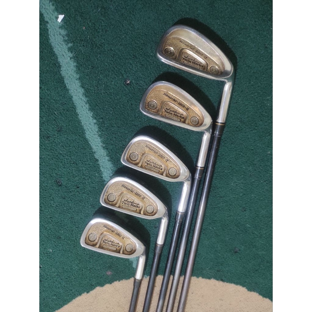 Lose Irons Honma Twin Marks Bintang 5 Nomor Irons 5 6 7 8 9  ada 5 Batang Grip Golf Pride Baru Terpa