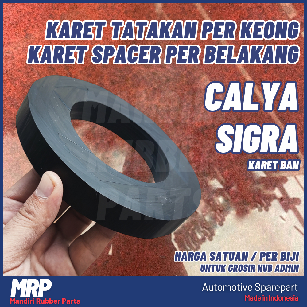 Karet Ganjel Spiral Calya Sigra Sirion Belakang / Tatakan Per Keong Calya Sigra Sirion / Bantalan Pe