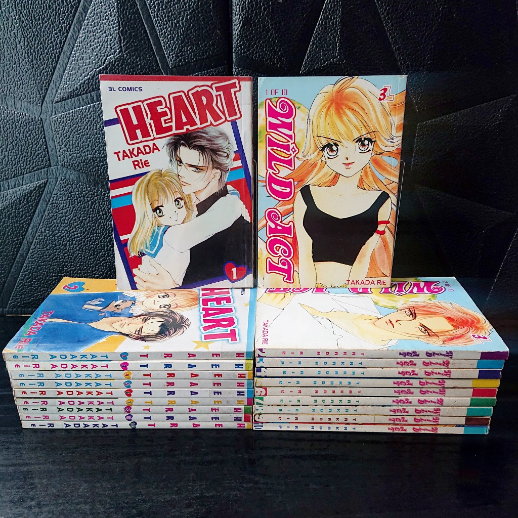 [Paket] Komik Heart SET + Komik Wild Act SET By Takada Rie GRATIS 2 ONESHOT