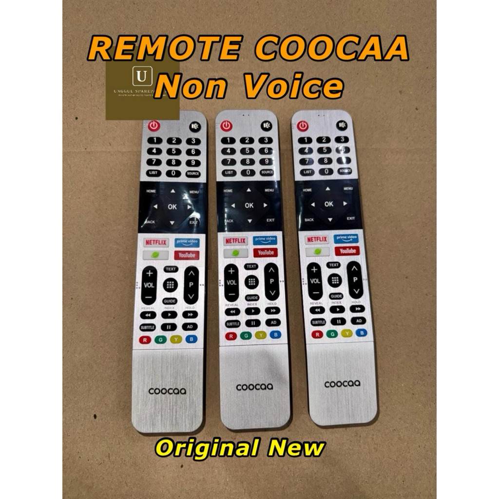 Remote TV Coocaa LCD LED Android Smart TV 43S6G 50S6G 65S6G 32S7G 40S7G Non Voice ORIGINAL NEW REMOT