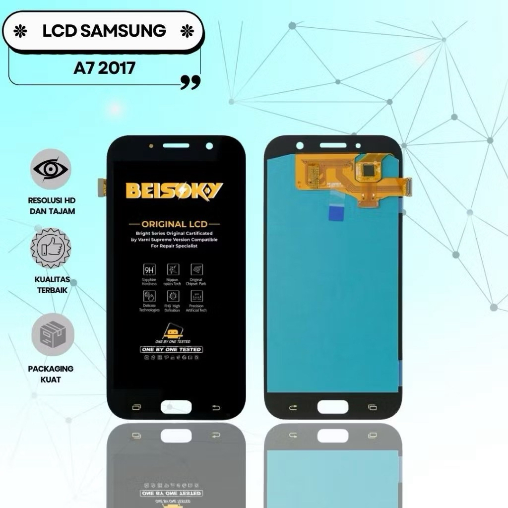 LCD TOUCHSCREEN SAMSUNG GALAXY A7 2017 / A720 Fullset Ori