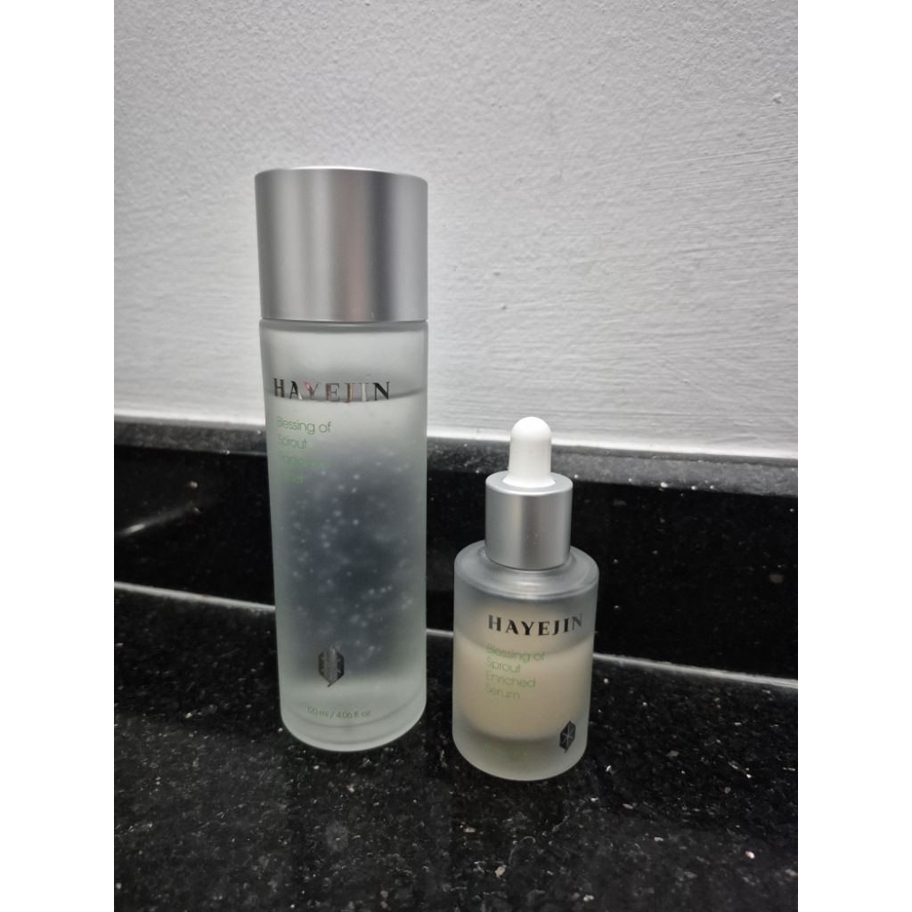 hayejin toner serum essence bundle set skincare korean
