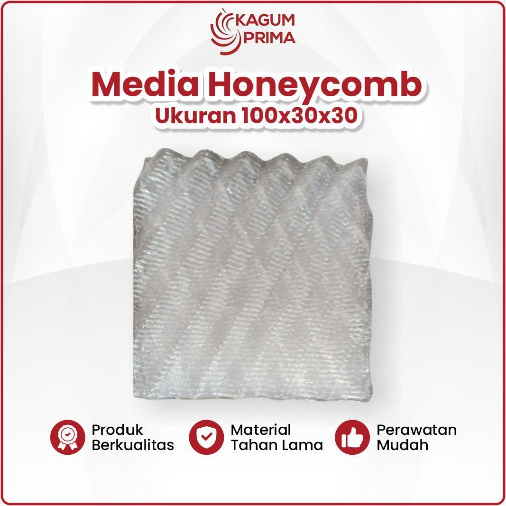 Terlaris Media Sarang Tawon IPAL / Honeycomb Biofilter 100x30x30 Tebal Bahan 0,20mm