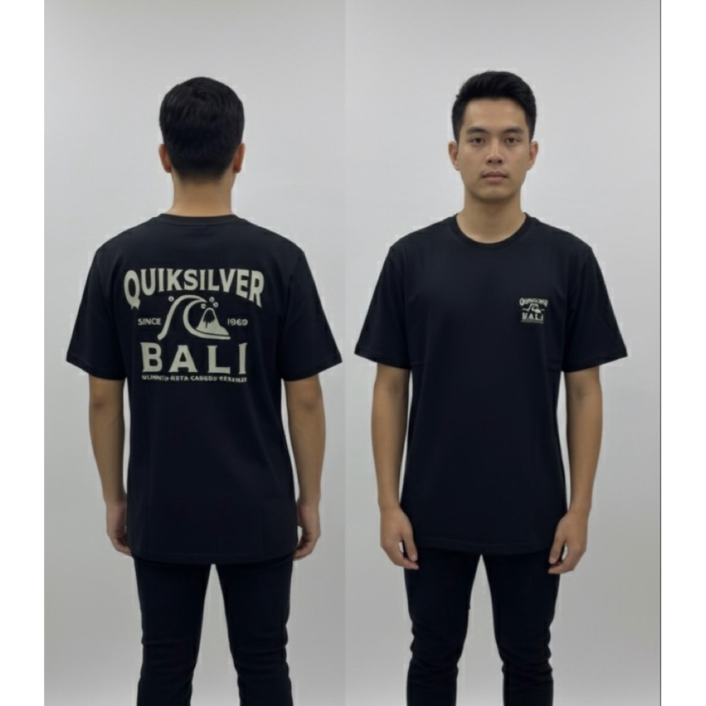 Kaos Quiksilver pria Original