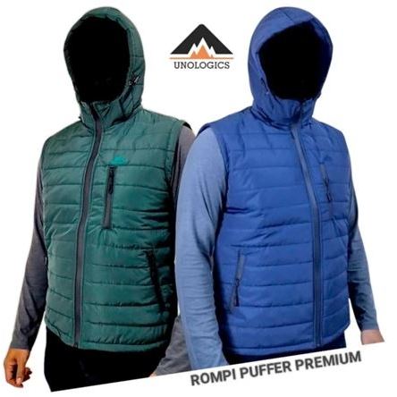 Eiger - Rompi Parasut Gembung Puffer Gelembung Outdoor Vest Motor Gunung Pria Wanita Anti Air Anti A