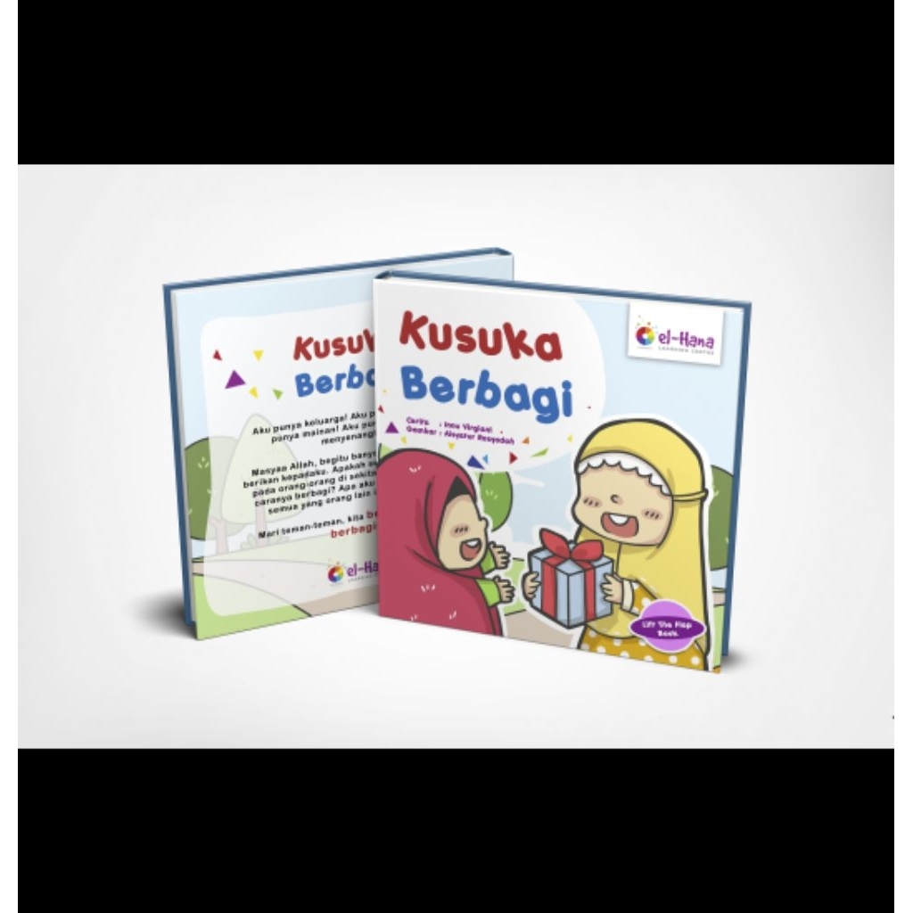 Buku Kusuka Berbagi Elhana Lift the flap book