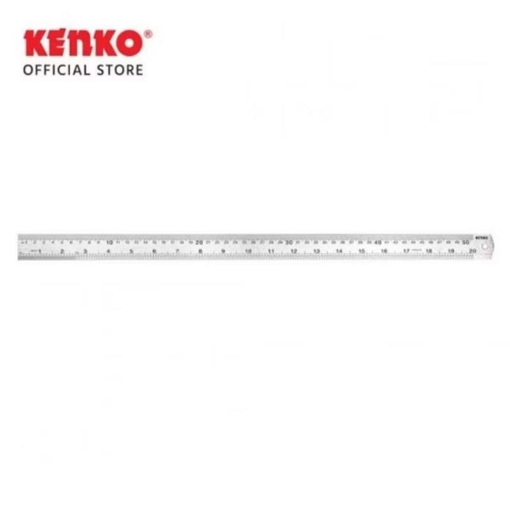 [PCS]MISTAR BESI 50 CM KENKO / PENGGARIS BESI 50CM KENKO / RULER 50CM KENKO