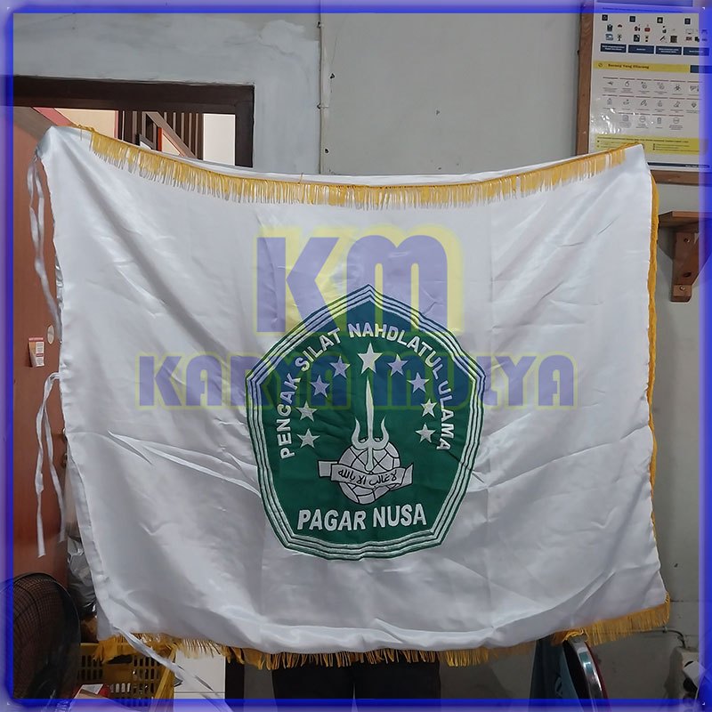 Bendera Pencak Silat NU Pagar Nusa Bendera Rumbai Komunitas - KM