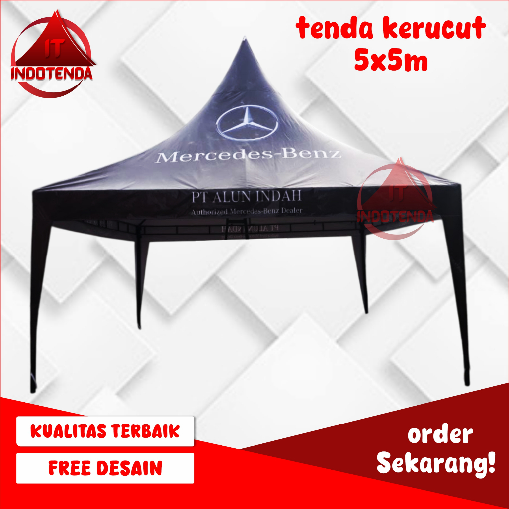 Tenda Kerucut 5x5m Printing