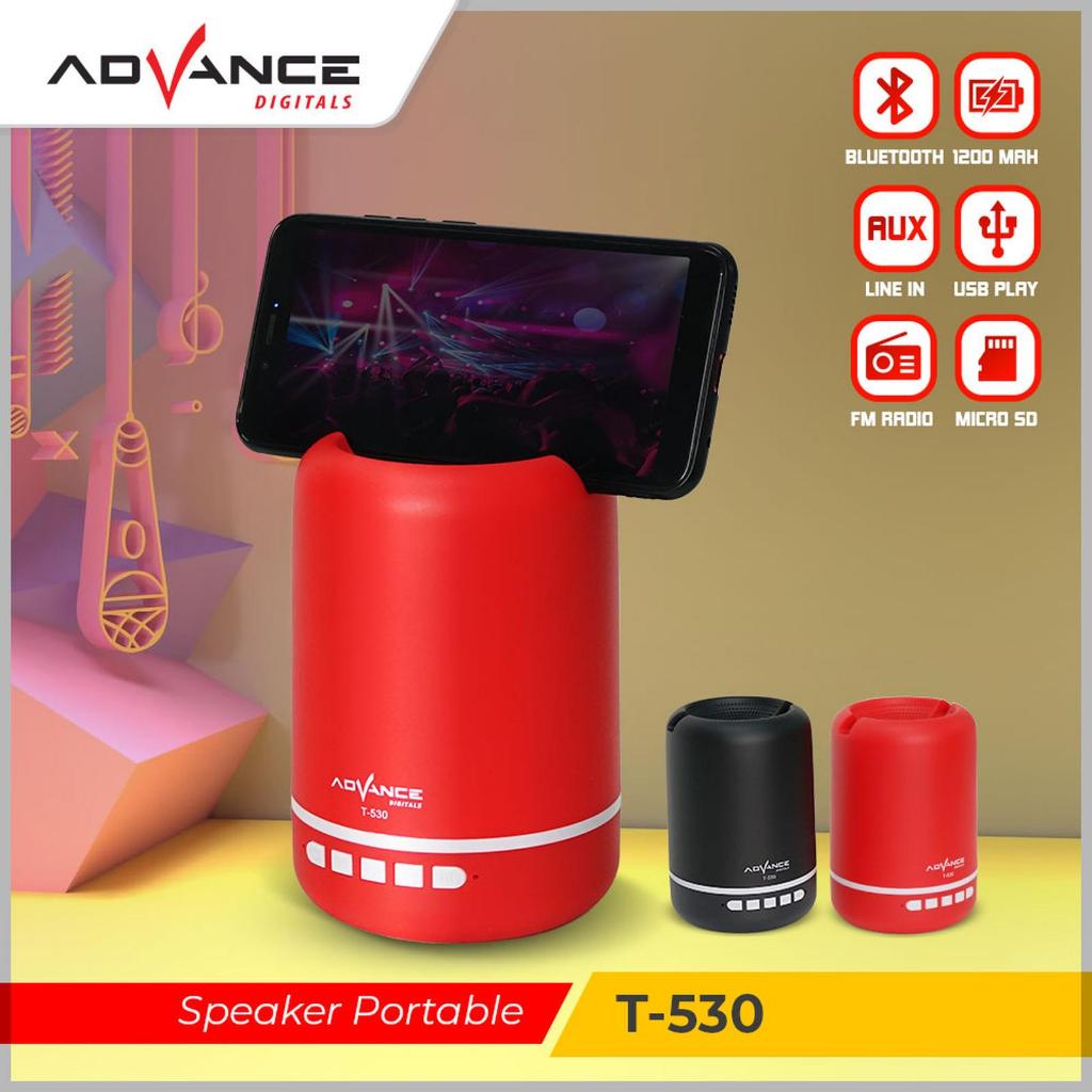 Advance Speaker T-530 peaker Portable Bass Speaker Bluetooth Speaker Advance Salon Murah NgebasGaran