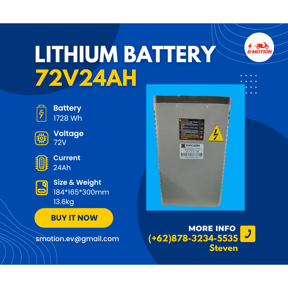 Phylion Lithium Battery 72V24Ah