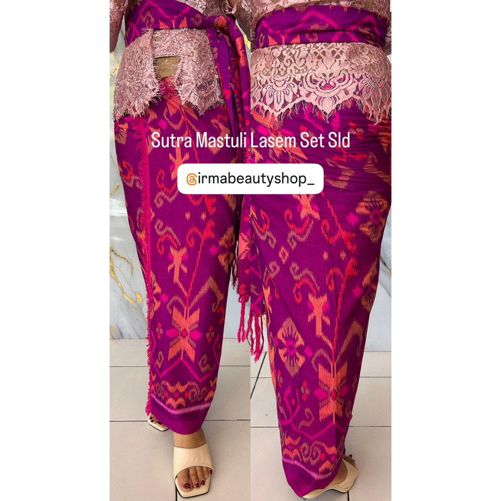 Ready Stok Sutra Mastuli Ori Set Selendang