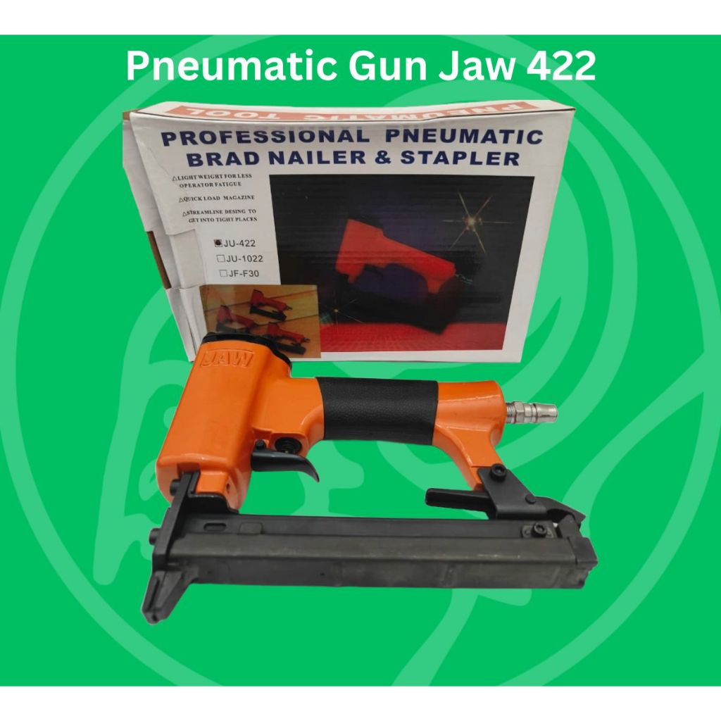 JAW Pneumatic Nail Gun 422 Alat Tembak Paku Staples Angin 422 JAW Air Nailer Gun JAW 422 Paku U