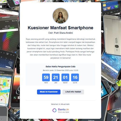 Jasa Pembuatan Kuesioner Online | Pejuang Tugas Akhir, Skripsi & Tesis