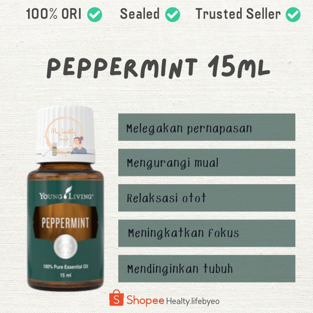 Peppermint 15ml essential oil peppermint yleo