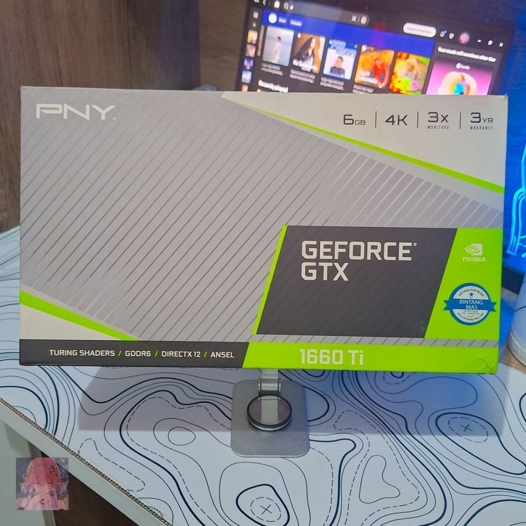 VGA PNY Nvidia GeForce GTX 1660Ti 6Gb 192-bit