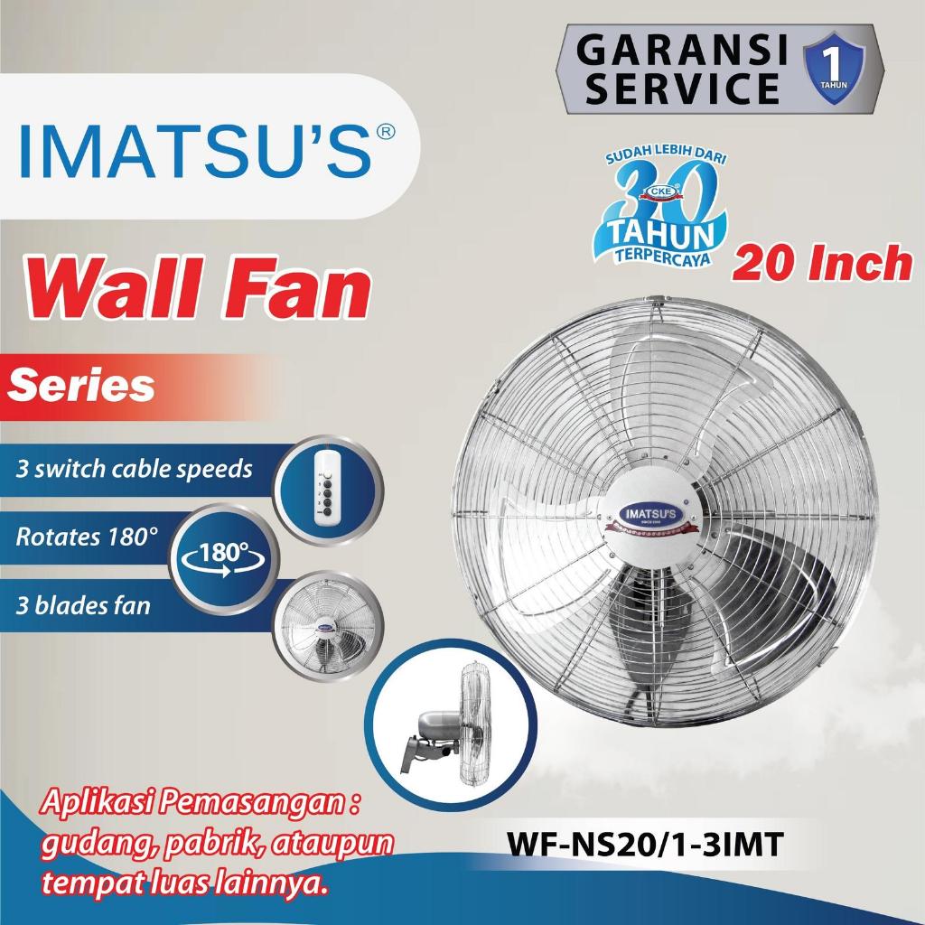 Kipas Angin Dinding Industri 20 Inch Wall Fan Kipas Angin Tembok