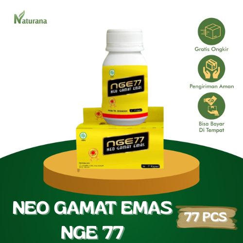 Neo Gamat Emas 77 –77 Kapsul Gamat Emas Alami (Golden Sea Cucumber)