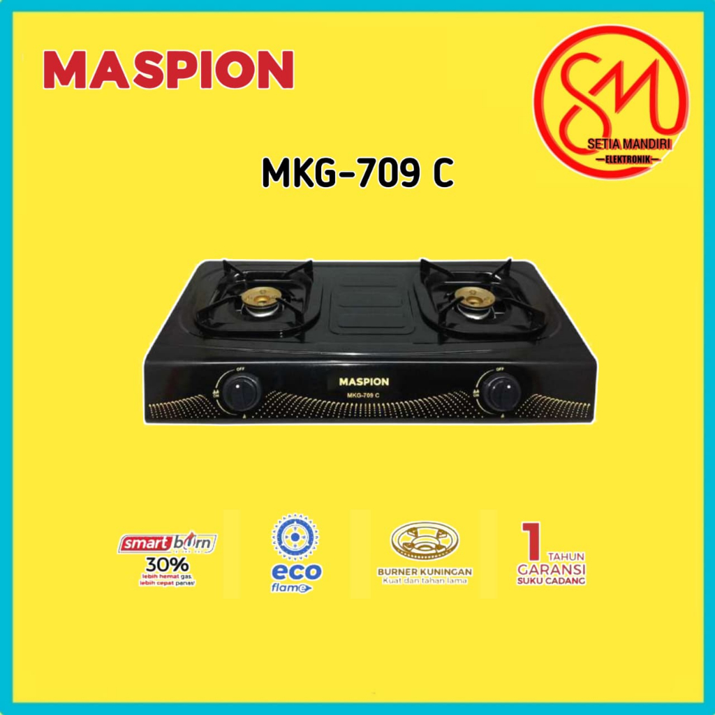 Maspion Kompor Gas 2 Tungku MKG 709 C / MKG 709 S