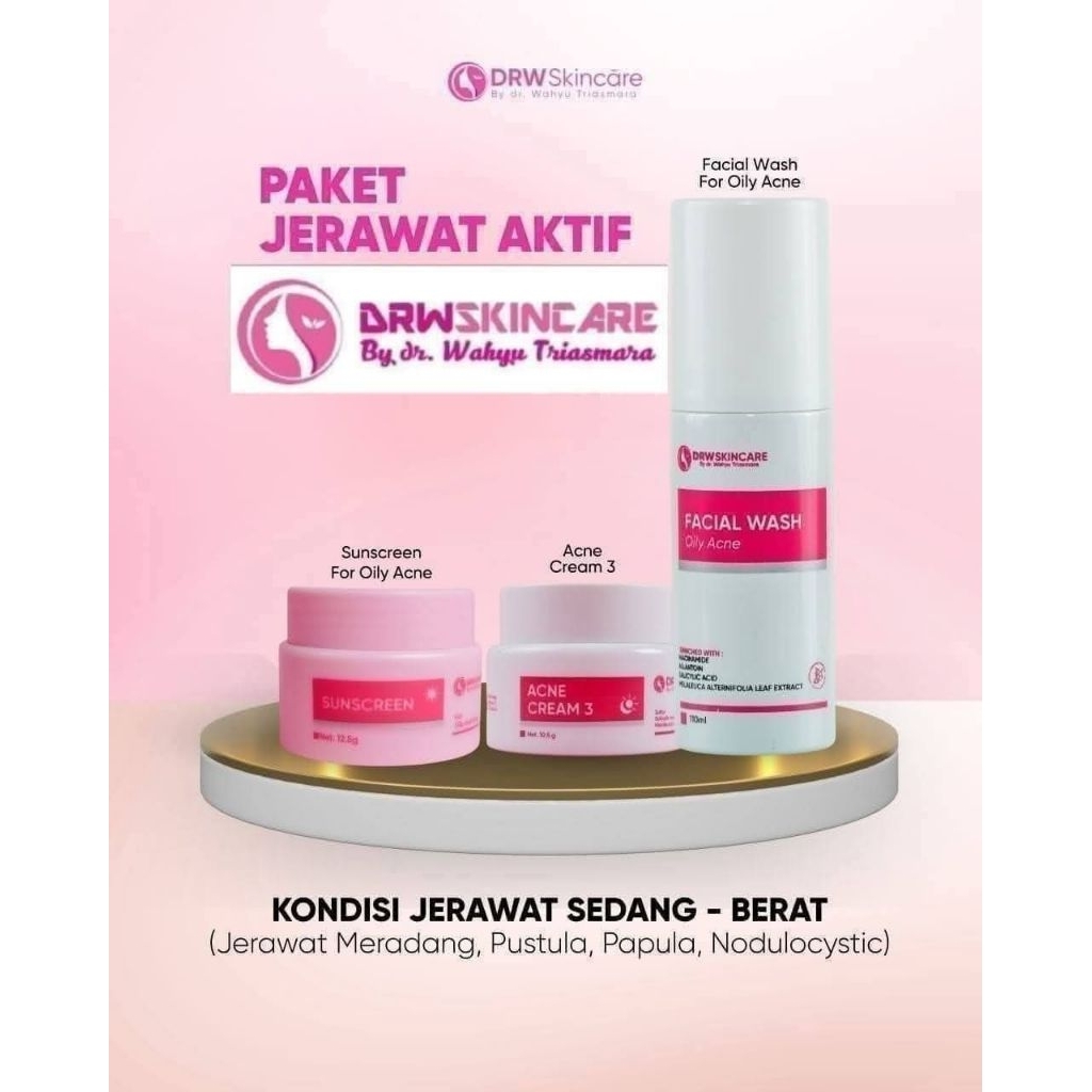 Paket Jerawat Drw Skincare (acne 1,2,3)