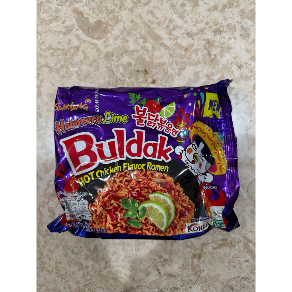SAMYANG HABANERO LIME MIE RAMEN
