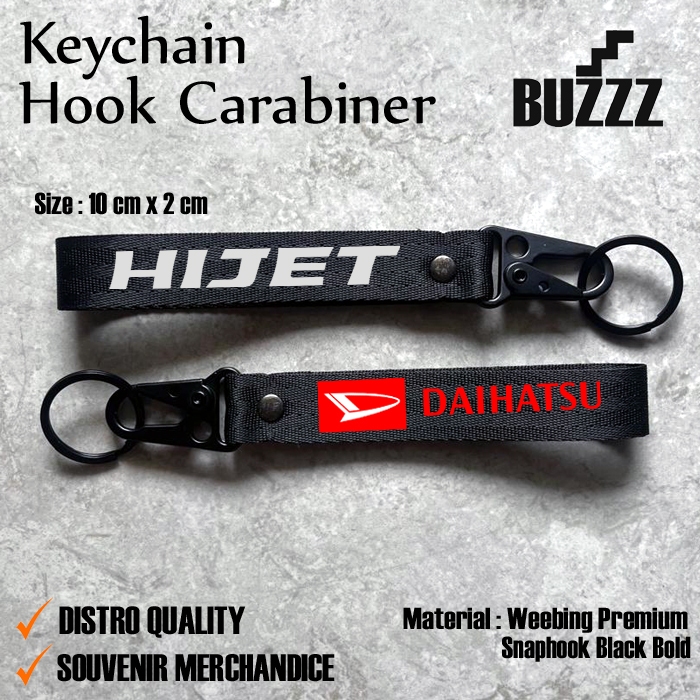 GANTUNGAN KUNCI DAIHATSU HIJET  - KEYCHAIN HIJET 1000 - CARABINER  DAIHATSU HIJET - GANTUNGAN KUNCI 