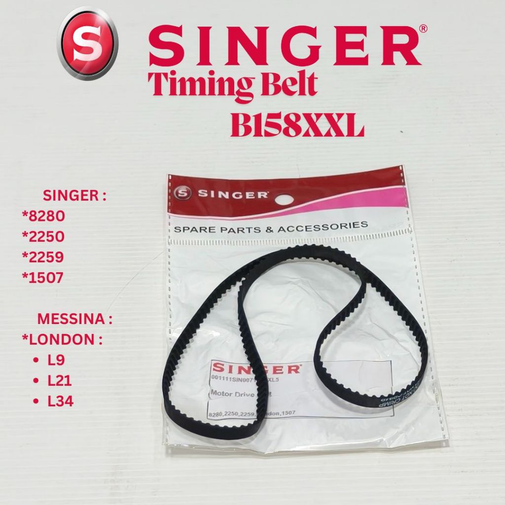 B 156XXL Timing Belt Singer  8280/2250/2259/1507/LONDON