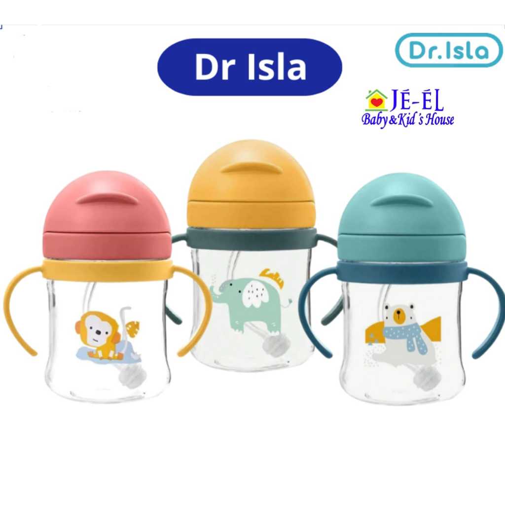Dr.isla Baby Water Bottle 250ml With Handle BY02 / Botol Minum Anak