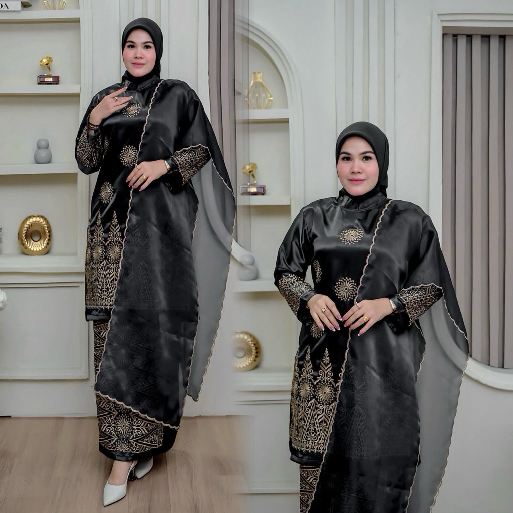 SET SELENDANG SHARMILA  Yokohama silk