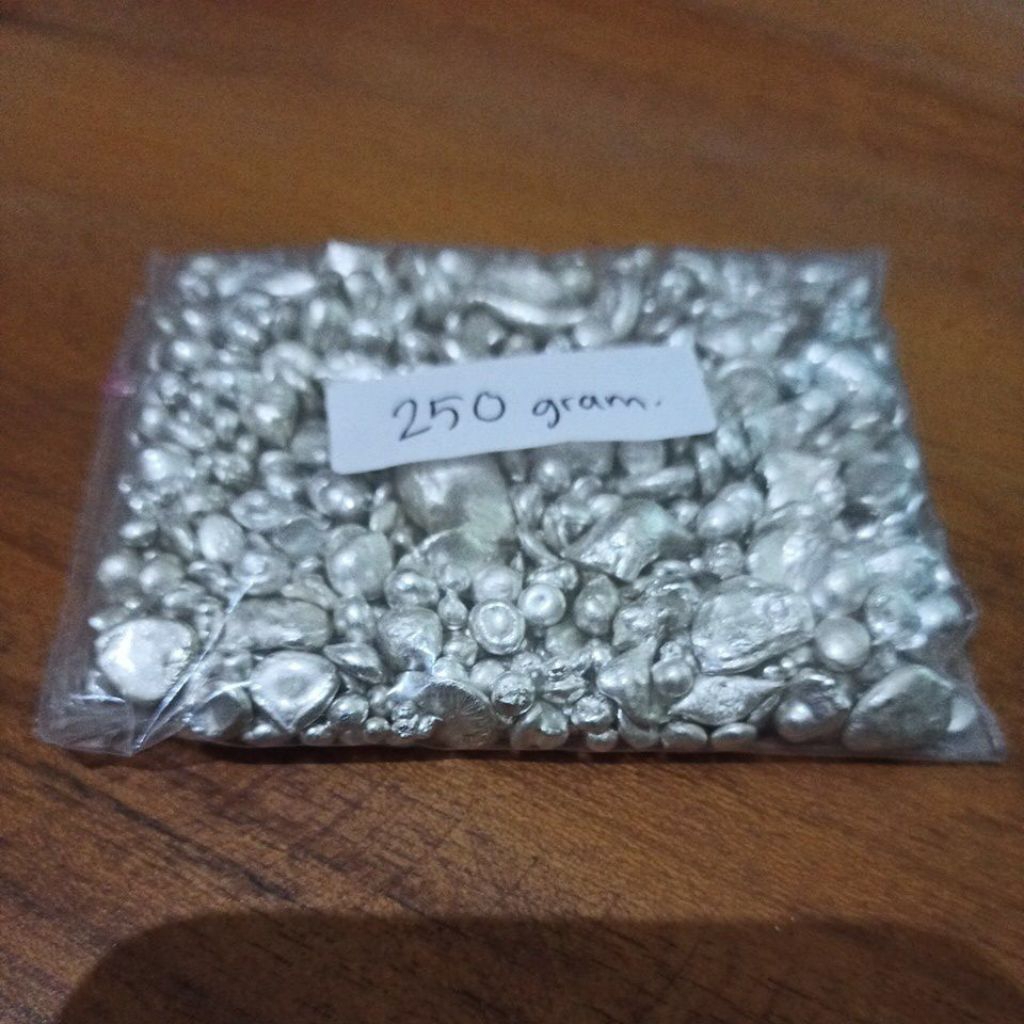 Perak Granule 250 Gram Perak Murni 999