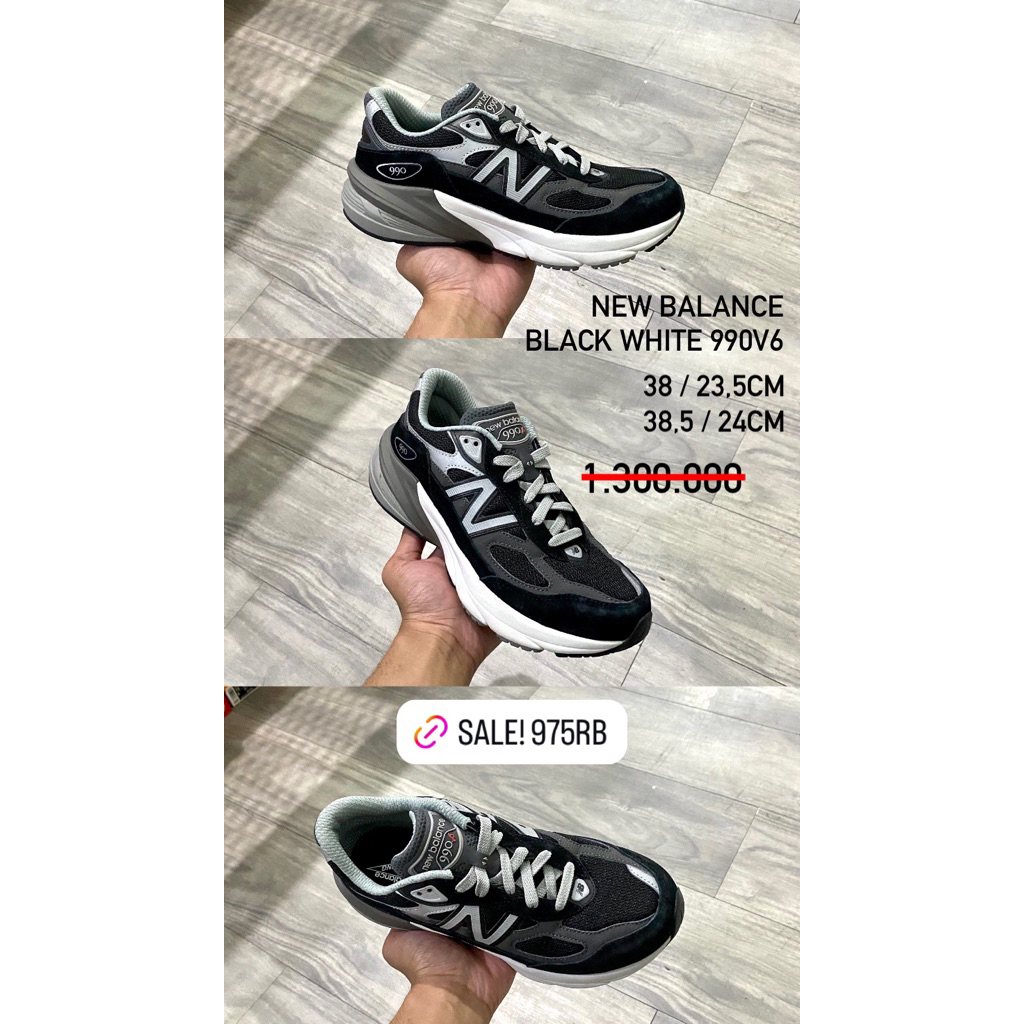 "SALE" NB 990V6 Black