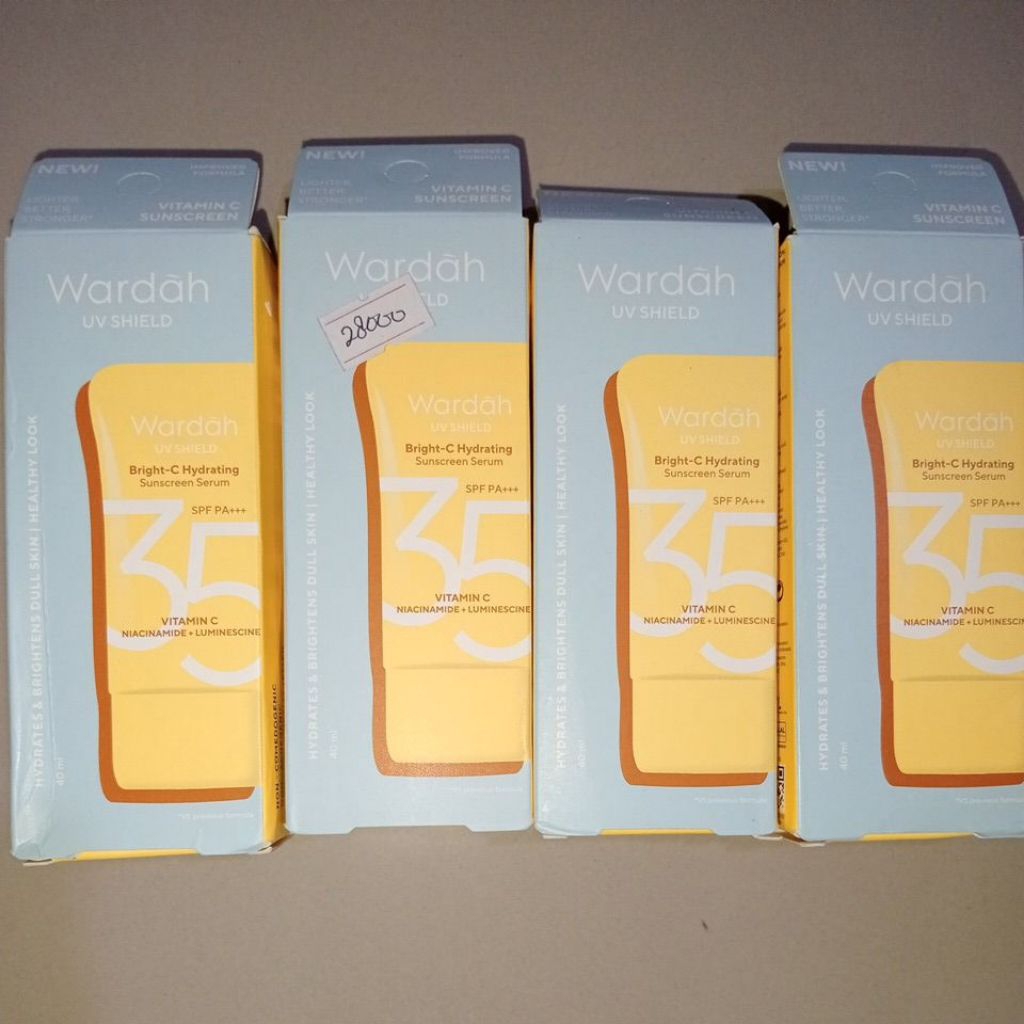 TERLARIS WARDAH UV SHIELD 35 SPF KEMASAN TERBARU// SUNSCREEN WARDAH KUNING KEMASAN TERBARU// SUNSCRE