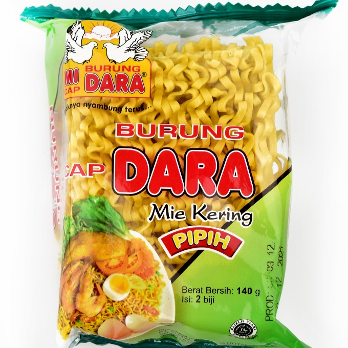 Mie Burung Dara Pipih
