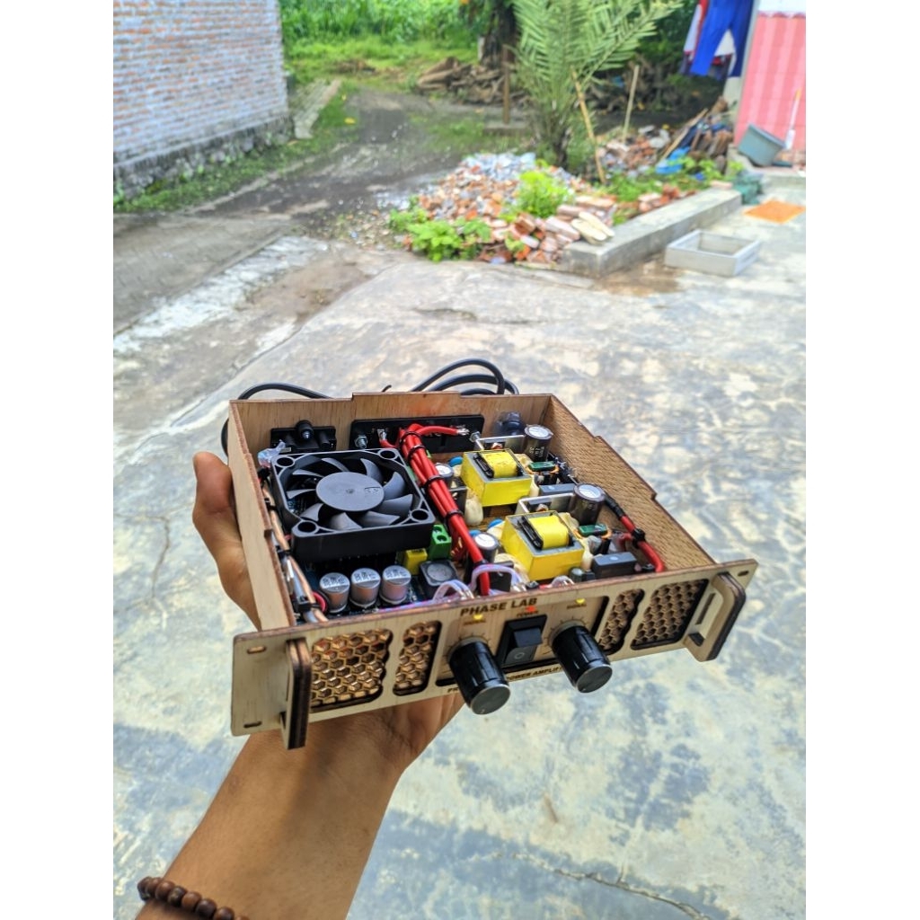 POWER AMPLIFIER MINIATUR MODEL BUILD UP SMPS 24 VOLT 7 Ampere